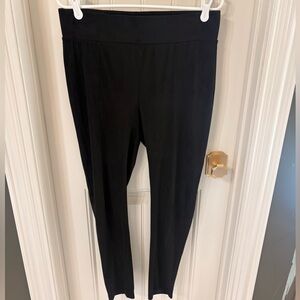 Seven7 Women's Faux Suede Black Leggings